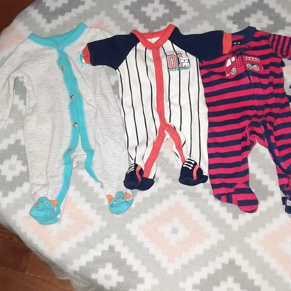 Six Little Boys Newborn Sleepers